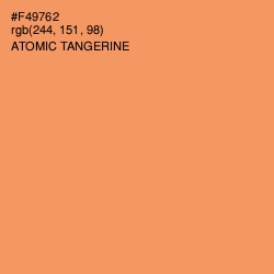#F49762 - Atomic Tangerine Color Image